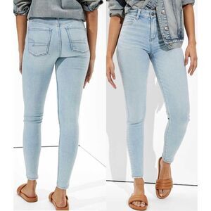 AE Next Level Stretch Light Denim Skinny Jegging Jeans